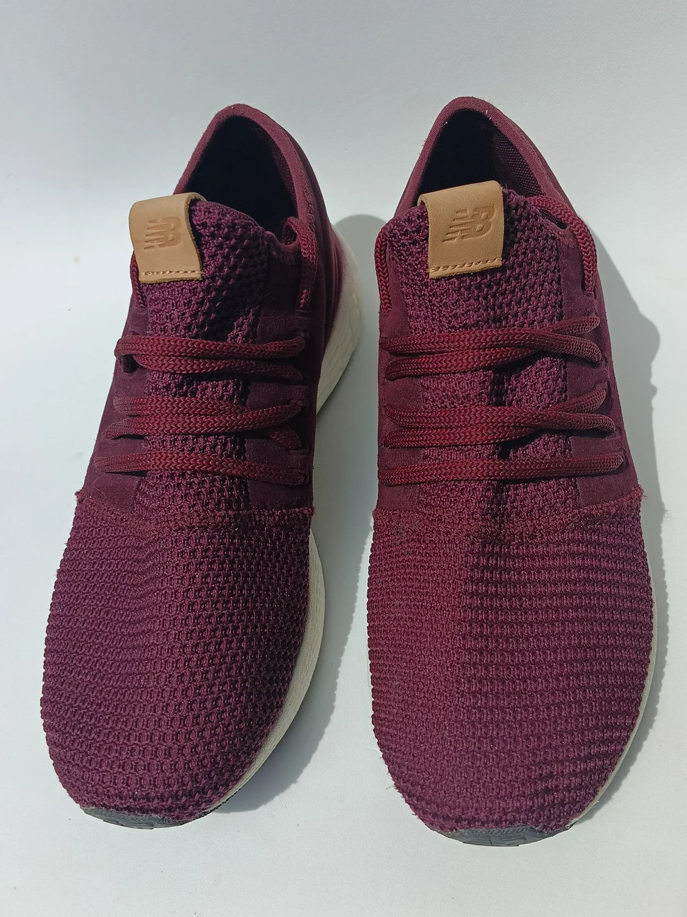 New Balance Fresh Foam Cruz Women's Burgundy Maroon Knit Running Shoes Size 10